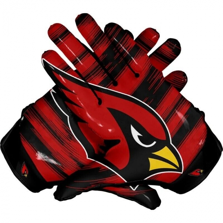 Customized American Arizona Cardinals Team NFL Football Gloves